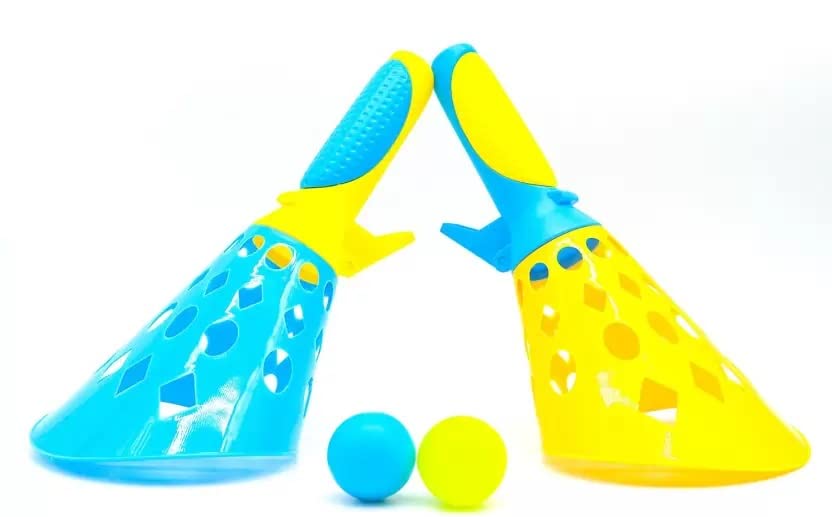 Click and Catch Twin Ball Launcher Game toy