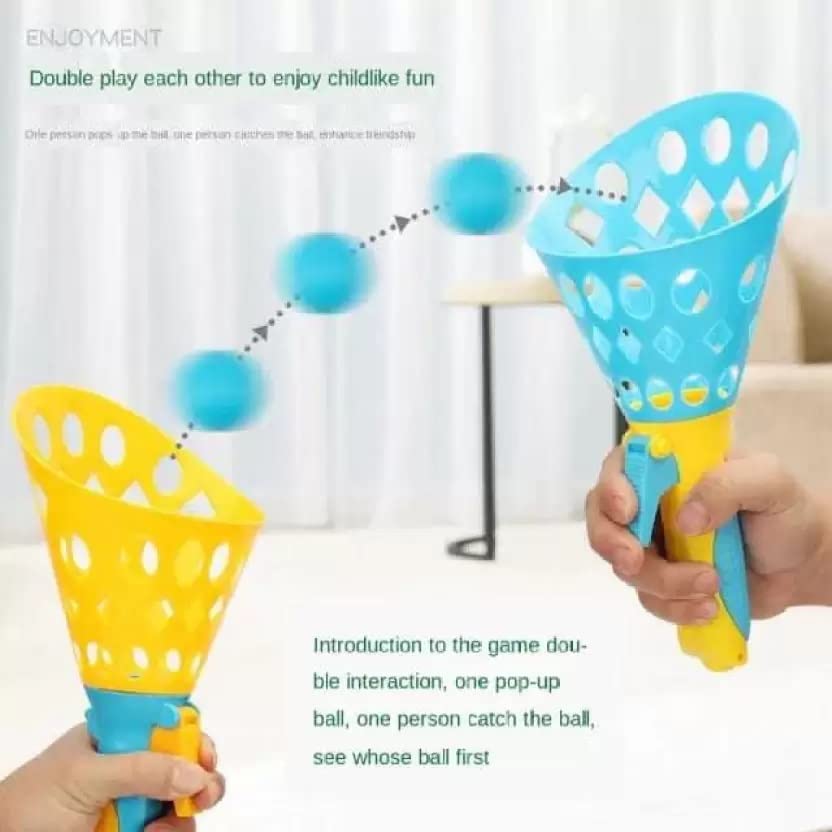 Click and Catch Twin Ball Launcher Game toy