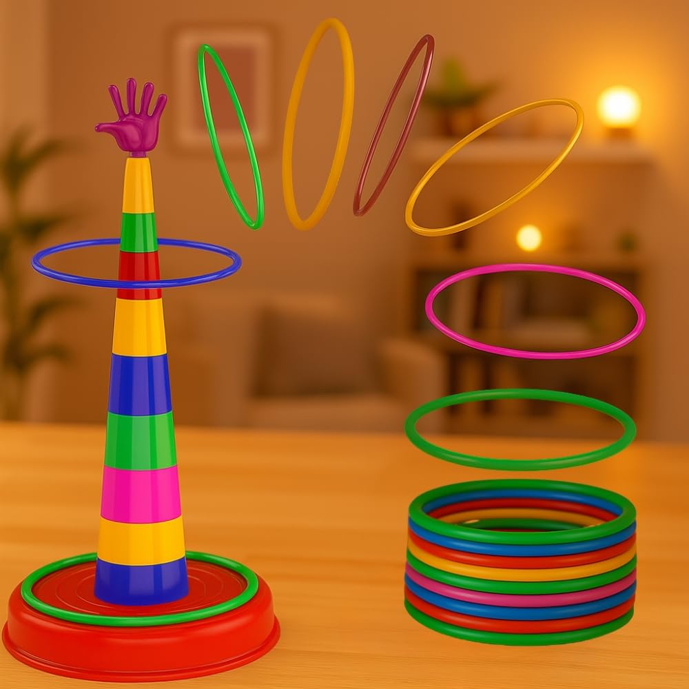 2-in-1 Ring toy - Indoor and Outdoor play