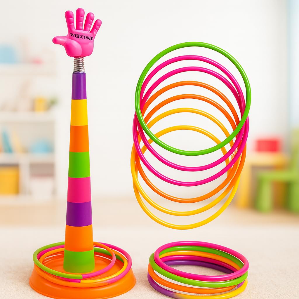 2-in-1 Ring toy - Indoor and Outdoor play