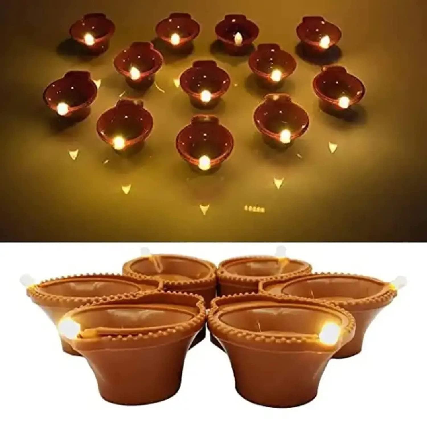 Divine Diya - Water Sensor Diya - Pack of 12