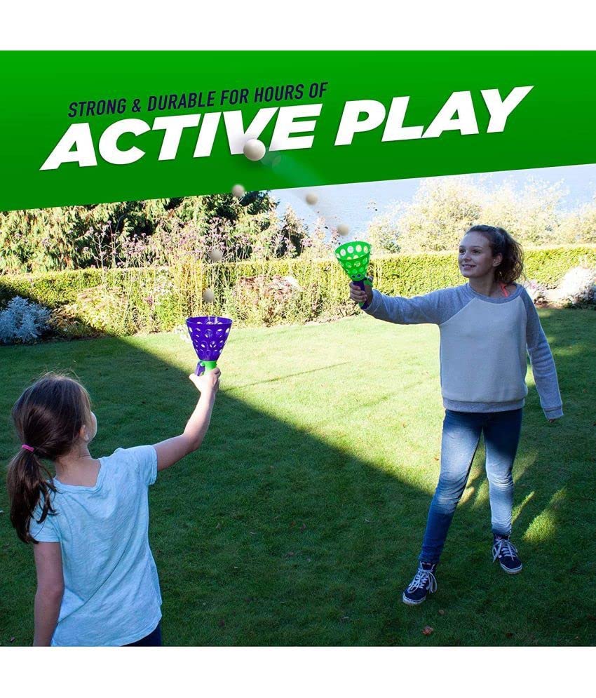 Click and Catch Twin Ball Launcher Game toy
