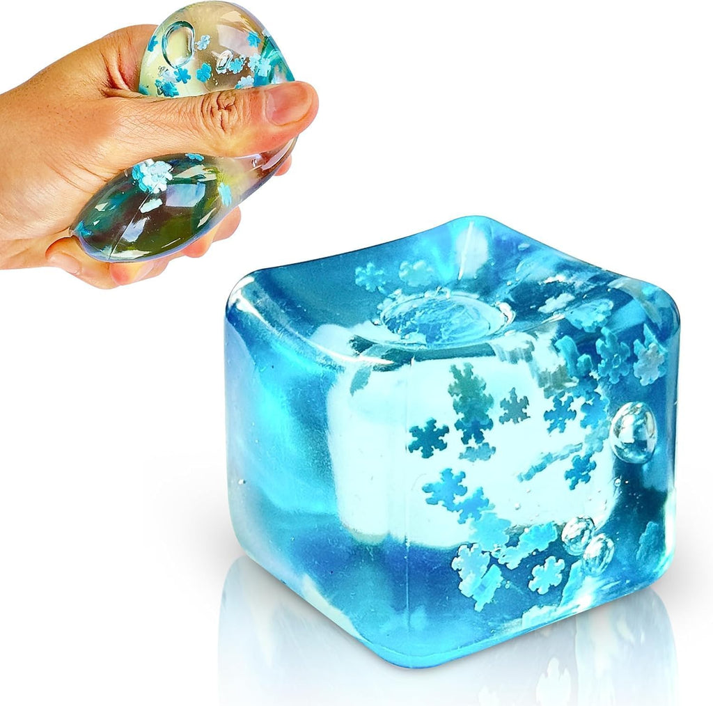 Snowflake Ice Cube Stress Ball