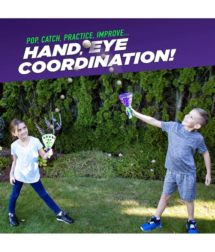 Click and Catch Twin Ball Launcher Game toy