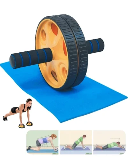 Home Workout - Abs Roller + Push-up Bar