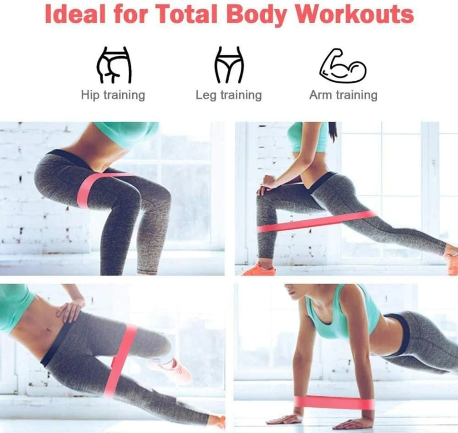 Home Workout - 5 in 1 Premium Latex Loop Band