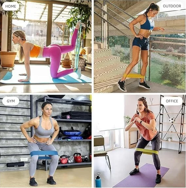 Home Workout - 5 in 1 Premium Latex Loop Band